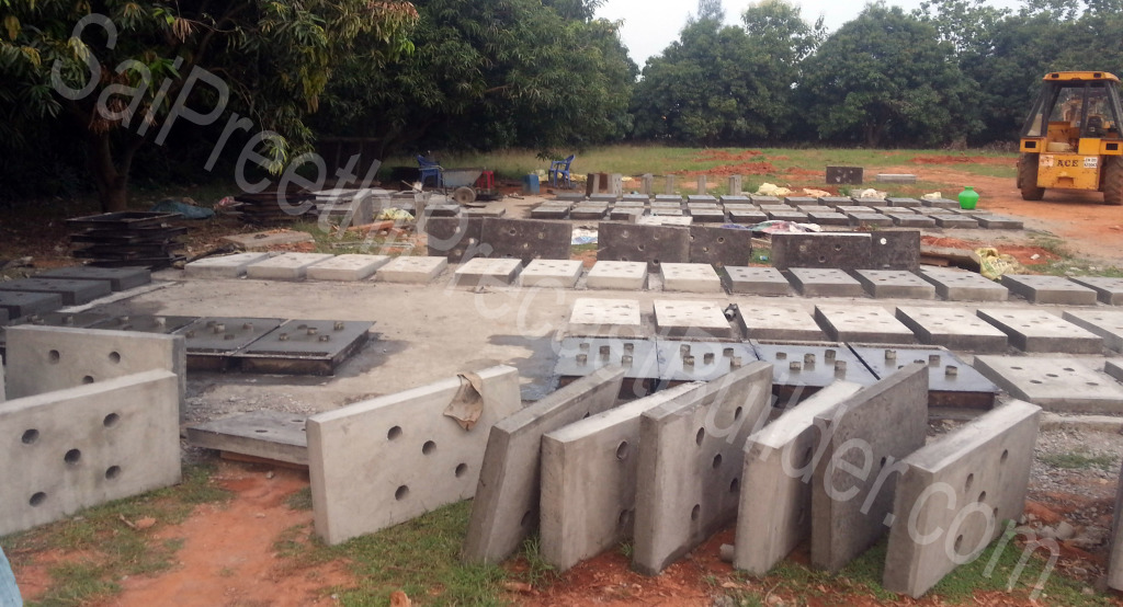 Perforated Precast Concrete Cover Slabs For Drains Sai Preethi Precast Builder 